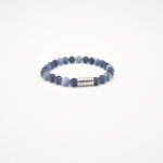 JOSH Heren Armband met Natuursteen Mix Blue | 09313-BRA