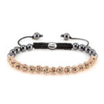 Karma Armband Spiral Full Crystal Rose Crystal
