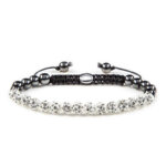 Karma Armband Spiral Full Crystal White Crystal