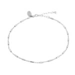 Karma Enkelbandje Tube Zilver