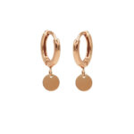 Karma Oorringen Hinged Hoops Disc Rosé