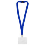 Keycord / Lanyard met Pashouder Blauw