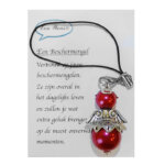 Kleine Beschermengel Wijnrood