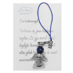 Kleine Beschermengel met Halfedelstenen Hoofdje Lapis Lazuli