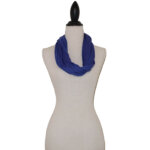 Kobaltblauwe Tricot Colsjaal