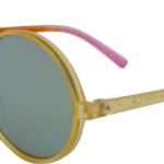 Kool-KidZ Kinder Zonnebril Rond Geel