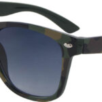 Kool-KidZ Wayfarer Kinder Zonnebril Camo Groen