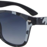 Kool-KidZ Wayfarer Kinder Zonnebril Camo Zwart