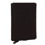 Leather Design Leren Hoesje voor Kaarthouder Zwart