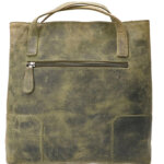 Leather Design Rugzak / Schoudertas Hunter Groen