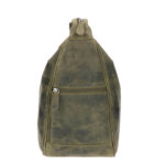 Leather Design Rugzak / Schoudertas Hunter Groen