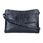 Leather Design Schoudertas Bristol Navy Blauw