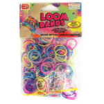 Loom Zakje met 300 Pastel Kleuren Elastiekjes en 11 S-Clips