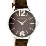 OOZOO JR Horloge Croco Mat Bruin | JR283