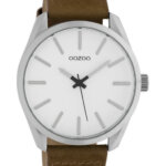 OOZOO Timepieces Horloge Bruin/Wit | C10320