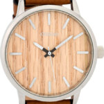 OOZOO Timepieces Horloge Cognac/Pine | C9256
