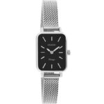 OOZOO Timepieces Horloge Vintage Zilver/Zwart | C20267
