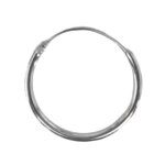 Oorring Hoops Echt Zilver 8mm