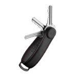 Orbitkey 2.0 Leather Key Holder Crazy Horse Obsidian Black