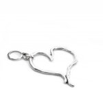Qoss Kettinghanger Hart Zilver