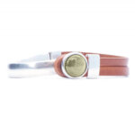 Qoss Naturel Armband Gwen Creme Bol - Maat L