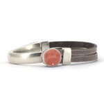 Qoss Taupe Armband Gwen Terra Bol – Maat L