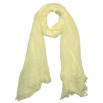 Zachte Langwerpige Sjaal Geel