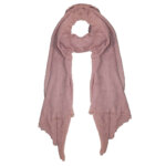 Zachte Langwerpige Sjaal Oud Roze