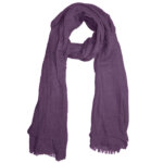 Zachte Langwerpige Sjaal Paars