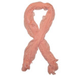 Zalm Roze Effen Langwerpige Sjaal