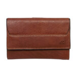 dR Amsterdam Waxi Dames Portemonnee RFID Chestnut