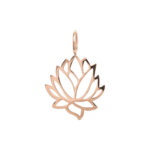 iXXXi Charm Pendant Lotus Rosé Goud