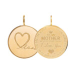 iXXXi Charm Pendant Mother Love Big Goud