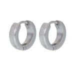 iXXXi Oorringen Sandblasted Zilver