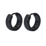 iXXXi Oorringen Sandblasted Zwart