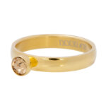 iXXXi Vulring Zirconia 1 Stone Topaz Goud | Maat 20