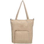 Charm London Corduroy Shopper/Schoudertas Valley Zand