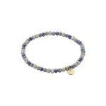 Biba Kralen Armband Blauw/Grijs | 4 mm