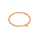 Biba Kralen Armband Mix Oranje | 4 mm