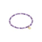 Biba Kralen Armband Paars Mix | 4 mm