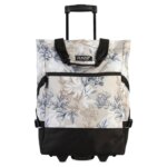 Punta Wheel Trolley Shopper Leafs Zand/Zwart