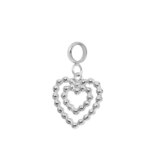 iXXXi Connect Bedel Double Heart | Zilver