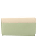 Leather Design Overslag Portemonnee RFID Revival Vintage Jade