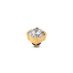Melano Twisted Glint Steentje Crystal | Goud