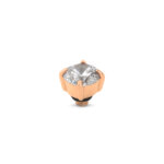 Melano Twisted Glint Steentje Crystal | Rosé