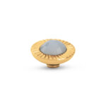 Melano Vivid Sunburst Steentje Soft Blue | Goud