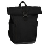 Daniel Ray Gecoat Canvas Rolltop Rugzak 15.6'' Griffith Zwart