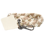 Beagles Fashion Gevlochten Telefoonkoord Phone Strap Licht Taupe