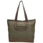 Beagles Originals Canvas Shopper Mount Fuji Olijf