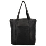 Hide & Stitches Shopper/Schoudertas Paint Rock Zwart